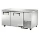 True TUC-60-32-HC 60" 2-Section Undercounter Refrigerator w/ 2 Solid Doors 1 image