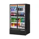 True TVM-30SL-HC~VM03 30" 2-Section Glass Door Slim Line Visual Refrigerated Merchandiser 1 image
