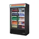 True TVM-48SL-HC~VM01 47" 2-Section Swing Glass Door Slim Line Visual Refrigerated Merchandiser 1 image