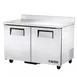 True TWT-48F-HC 48" 2-Section WorkTop Freezer w/ 2 Solid Doors, Stainless Steel Exterior 1 image