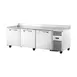True TWT-93-HC~SPEC3 93" 3-Section Worktop Refrigerator w/ 3 Doors, Stainless Steel 1 image