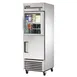 True TS-23-1-G-1-HC~FGD01 27" 1-Section Reach-In Refrigerator w/ Glass & Solid Half Door, Bottom Mount, Stainless Steel 1 image