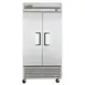 True TS-35-HC 40" Two Section Reach-In Refrigerator w/ 2 Solid Doors, Bottom Mount, Stainless Steel 2 image