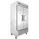 True TS-35-HC 40" Two Section Reach-In Refrigerator w/ 2 Solid Doors, Bottom Mount, Stainless Steel 3 image
