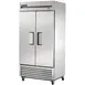 True TS-35F-HC 39.5" 2-Solid Door Reach-In Freezer, Bottom Mount, 35 cu. ft., Stainless Steel 1 image