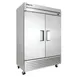 True TS-49F-HC 54" 2-Section Reach-In Freezer, 2 Solid Doors, Bottom Mount, 49 cu. ft., Stainless Steel 3 image
