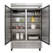 True TS-49F-HC 54" 2-Section Reach-In Freezer, 2 Solid Doors, Bottom Mount, 49 cu. ft., Stainless Steel 4 image