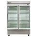 True TS-49G-HC~FGD01 54" 2-Section Reach-In Refrigerator w/ 2 Glass Doors, Bottom Mount, Stainless Steel 2 image