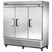 True TS-72F-HC 78" 3-Solid Door Reach-In Freezer, Bottom Mount, 72 cu. ft., Stainless Steel 2 image