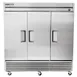 True TS-72F-HC 78" 3-Solid Door Reach-In Freezer, Bottom Mount, 72 cu. ft., Stainless Steel 1 image