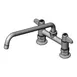 T&S Brass 5F-6DLS12A Equip Faucet, 6", Deck Mount, 12" Swing Nozzle 1 image
