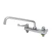 T&S Brass 5F-8CWX10 Equip Workboard Faucet, Swivel, 8", Deck Mount 1 image