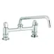 T&S Brass 5F-8DLS14 Equip Faucet, Swivel, 8", Deck Mount, 14" Swing Nozzle 1 image