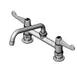 T&S Brass 5F-8DWS08 Equip Faucet, Swivel, 8", Deck Mount, Pedestal 1 image