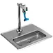 T&S Brass 5GF-8P-WS Water Station with Equip Glass Filler, 8" Pedestal 1 image