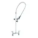 T&S Brass B-0123-CR-B Easyinstall Pre-Rinse Unit, Deck Mount Base, 8" Center 1 image