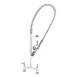 T&S Brass B-0123-CR-BJ Easyinstall Pre-Rinse Unit, Deck Mount Base, 8" Center 1 image