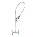 T&S Brass B-0123-CR Easyinstall Pre-Rinse Unit, Deck Mount Base, 8" Center 1 image