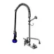 T&S Brass B-0133-12ACB8ST Pre-Rinse Unit, with Add-On Faucet, Splash/Wall Mount 1 image