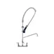 T&S Brass B-0133-12ACRB8S Pre-Rinse Unit, with Add-On Faucet, Splash/Wall Mount 1 image