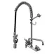T&S Brass B-0133-12CRBCF1 Pre-Rinse Unit, 8" Wall Mount, 12" Add-On Swing Nozzle 1 image