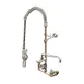 T&S Brass B-0133-12CRVBCE Easyinstall Pre-Rinse Unit, 8" Wall Mount 1 image