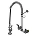 T&S Brass B-0133-B-KIT Easyinstall Pre-Rinse Unit, 8" Wall Mount Mixing Faucet 1 image