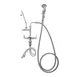 T&S Brass B-0179-01 Pre-Rinse Unit, Single Hole, Deck Mount, 18" Add-On Faucet 1 image