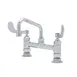 T&S Brass B-0220-061X-WH4 Mixing Faucet, Deck Mount, 8" Adjustable Center 1 image