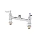 T&S Brass B-0220-LNCC Pantry, Double, Swivel Base Faucet, 8" Centers, Deck Mount 1 image