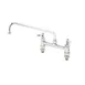 T&S Brass B-0221-CC-CR Mixing Faucet, Deck Mount, 8" Centers, 12" Swing Nozzle 1 image