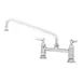 T&S Brass B-0221-CR Faucet, Cerama Cartridges, Deck Mixing Faucet 1 image