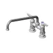 T&S Brass B-0225-CR Pantry Faucet, Double, Deck Mount, 4" Centers 1 image