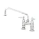 T&S Brass B-0226-CC Mixing Faucet, Deck Mount, 10" Swing Nozzle 1 image