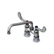 T&S Brass B-0226-WH4 Pantry Mixing Faucet, Double, Deck Mount, 4" Centers 1 image