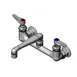 T&S Brass B-0230-01-QT-VR Mixing Faucet, 8" Wall Mount 1 image