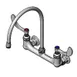 T&S Brass B-0230-135X-WH4 Pantry Mixing Faucet, Double, Wall Mount, 8" Centers 1 image