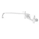 T&S Brass B-0230-BST Sink Mixing Faucet, 18" Swing Nozzle, Wall Mounted 1 image