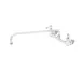 T&S Brass B-0230-CC Sink Mixing Faucet, 18" Swing Nozzle, Wall Mounted 1 image