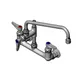 T&S Brass B-0231-A12CR-GE Pantry Faucet, Double, Wall Mount, 8" Centers 1 image