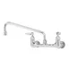 T&S Brass B-0231-AM Sink Mixing Faucet, Wall Mount, 8" Centers, 12" Swing Nozzle 1 image