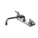 T&S Brass B-0231-CR-SC-F1 Pantry Faucet, Double, Wall Mount, 8" Centers 1 image