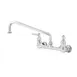 T&S Brass B-0231-CR-SC Faucet, 8" Oc Wall Mount Base, 1/2"Npt Female Inlets 1 image