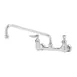 T&S Brass B-0231-EEM Pantry Faucet, Double, 12" Swing Nozzle (062X), Wall Mount 1 image