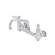 T&S Brass B-0232-BST Sink Mixing Faucet, 6" Swing Nozzle, Wall Mounted 1 image