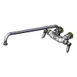 T&S Brass B-0235-CC Pantry Faucet, Double, 18" Swing Nozzle, Wall Mount 1 image