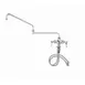 T&S Brass B-0268 Mixing Faucet, Single Hole Base, 24" Double Joint Swing Nozzle 1 image