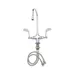 T&S Brass B-0300-VR4 Double Pantry Faucet, Deck Mount, Single Hole Base 1 image