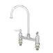 T&S Brass B-0321-CC-CR Faucet, Deck Mount, 8" C/C, Swivel Gooseneck 1 image