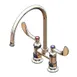 T&S Brass B-0324-CR-129X Surgical Faucet with Ceramas, 4" Deck Mount 1 image